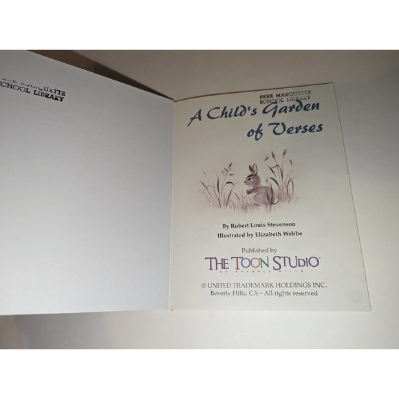 Vintage 1995 A Child's Garden of Versus An Original Junior Elf Book HC - Picture 3 of 7